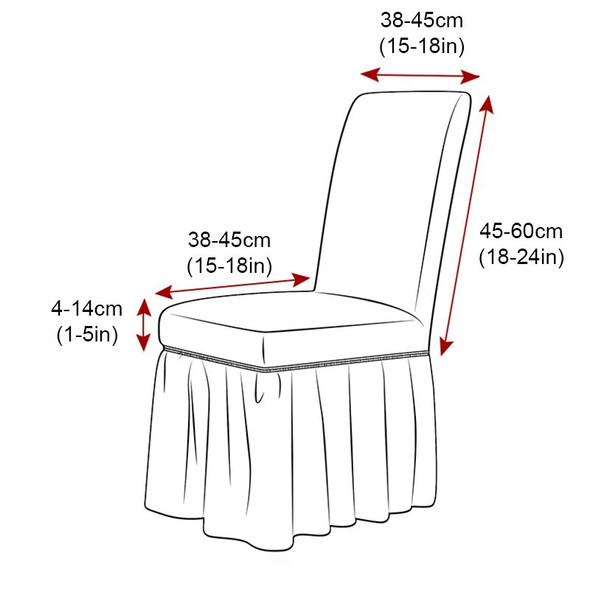 High Quality Seersucker Chair Cover For Dining Room Banquet Chair Slipcover Stretch Chair Skirt Elastic Wedding Chair Decoration