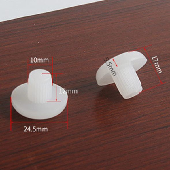 20Pcs 10mm Embedded Furniture Table Chair Leg Feet Bottom Glide Slide Pad Floor Protector Shockproof Plastic Hole Plugs Cover