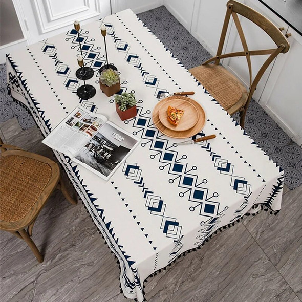 1380548 Wind table cloth home tea table cloth cotton linen rectangular simple table cloth table mat