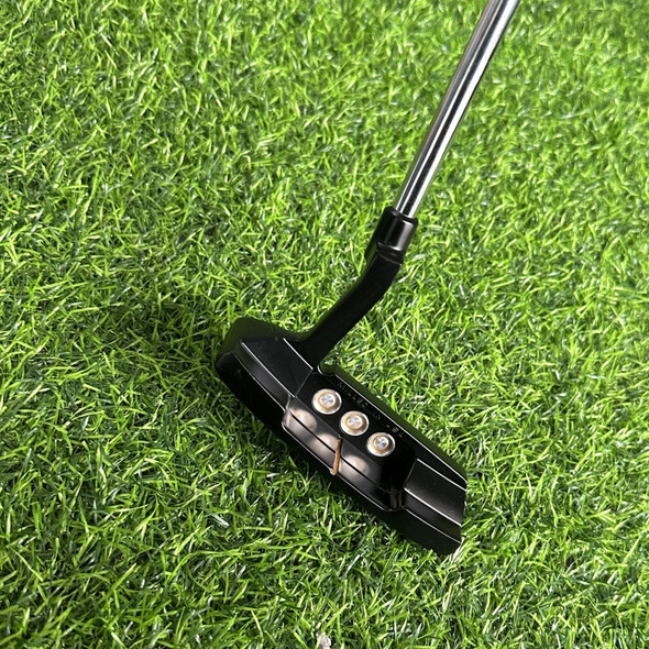 Men's Golf Putter Newport 2 Skull Gold With Headcover Right Handed