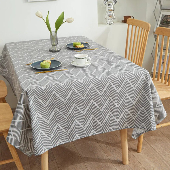 1380385 Wind table cloth home tea table cloth cotton linen rectangular simple table cloth table mat