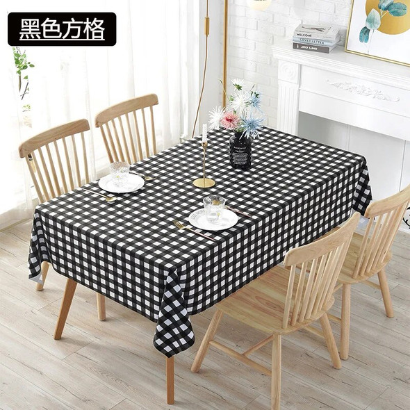 1380071 Wash-free cotton linen tablecloth rectangular waterproof oil-proof cross-border tea table cloth residential tassel table