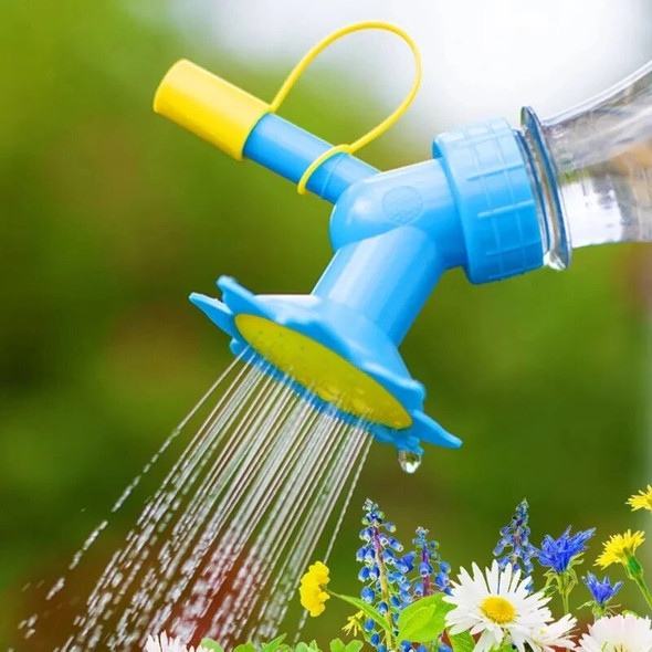 1pcs Water Cans Sprinkler Nozzle Shower Head Watering-Cans Flower Waterers-Bottle Plant Plastic Portable 2-In-1 Dropshipping