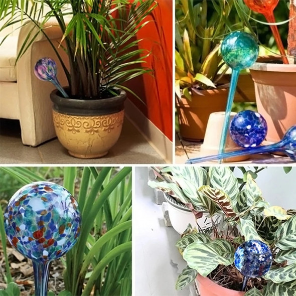 1pcs Automatic Plant Watering Bulb Garden Plant Water Device Drip Irrigation System Glass Watering Ball Garden Watering Tool