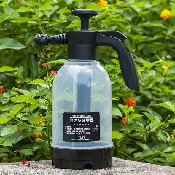 2L Watering Can Versatile Foam Kettle Kettle Large Capacity Pressing Watering Can Tool Watering Can Plant Spray Bottle