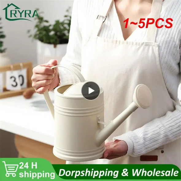 1~5PCS Watering Bottles Long Mouth Garden Tools Jar for Yard Flowerpots Patio Portable Watering Kettle Outdoor Curved Handle