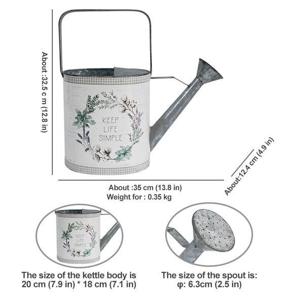 Outdoor Plant Watering Can Decorative Country Style Watering Metal Can Suitable For Indoor Plants And Garden Flowers Outdoor Plant Watering Can Decorative Country Style Watering Metal Can Suitable For Indoor Plants And Garden Flowers