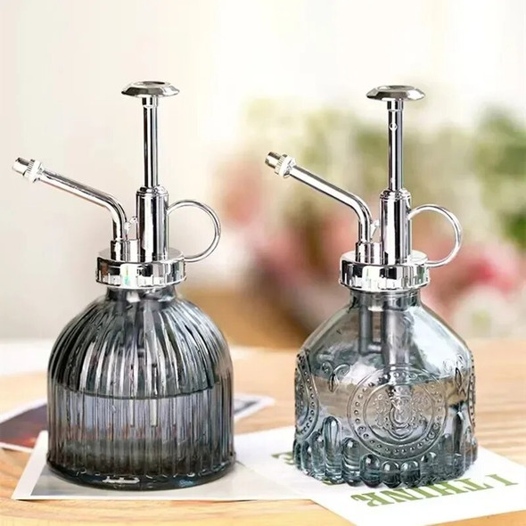 Bottle Pressure Can Embossed Household Spray Disinfection Gardening Air Glass Watering