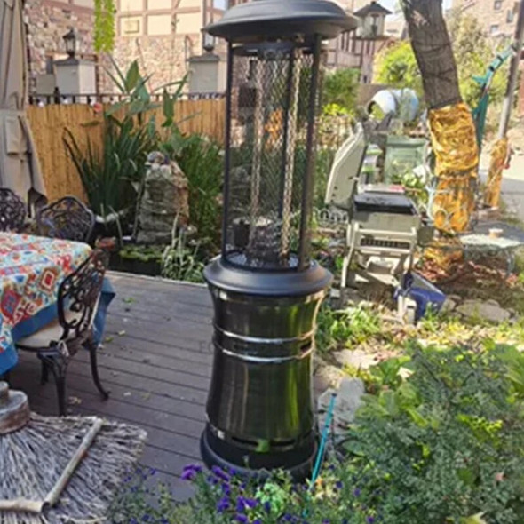 Modern Metal Heaters for Garden Supplie Outdoor Fireplace Creative Large Commercial Restaurant Liquefaction Gas Heating Stoves