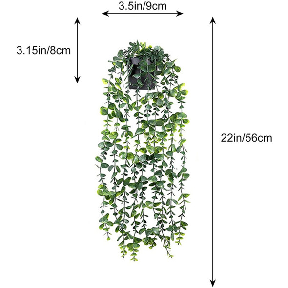 Artificial Hanging Plants, Fake Ivy Vine, Fake Ivy Leaves, Wedding Wall, House Room, Patio, Indoor, Outdoor, Home Decor, 1Pc