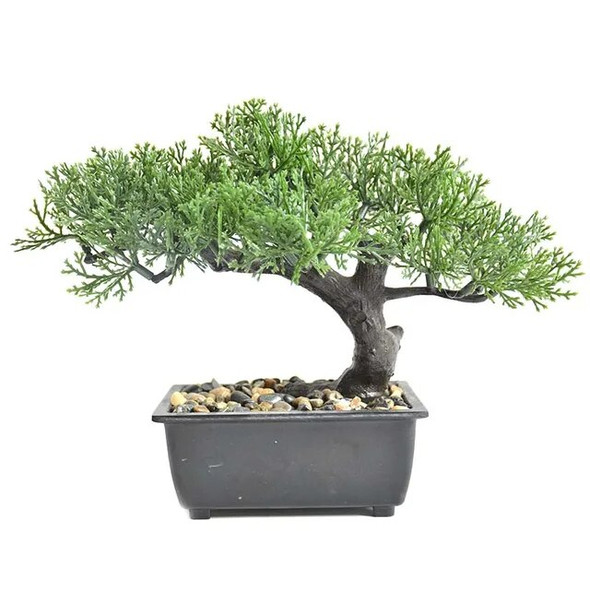 Artificial Plant Pot Bonsai Outdoor Square Rectangle Plastic Growing Planters Garden Supplies Decoration