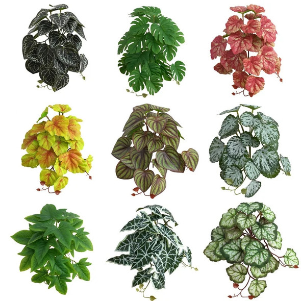 Artificial plants Turtle leaf plant Tropical wedding party Kitchen table top Outdoor garden Home background decoration