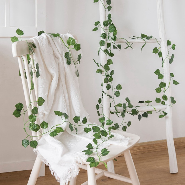 210Cm Artificial Hanging Christmas Garland Plants Vine Leaves Green Outdoor Home Wedding Party Scrapbooking Garden Decorations 210Cm Artificial Hanging Christmas Garland Plants Vine Leaves Green Outdoor Home Wedding Party Scrapbooking Garden Decorations