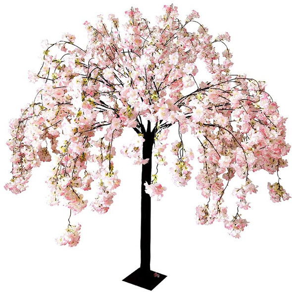 Artificial Cherry Tree Simulation Plant Fake Tree Living Room Hotel Wedding Decoration Home Furnishing Outdoor Garden Decor