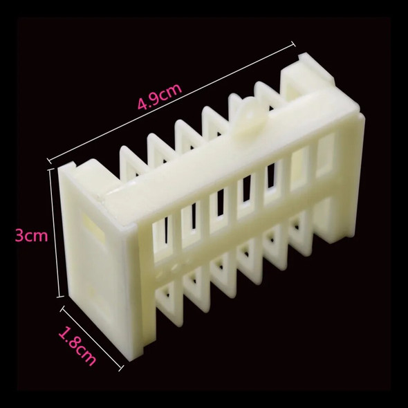 30 pcs Plastic Bee Queen Cage White Safety Mutil-functional Stretch Hutchs Tools Beekeeping Supplies Tools