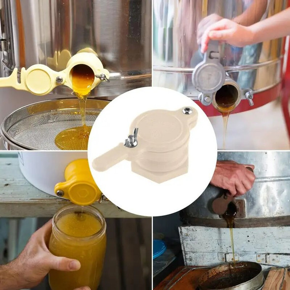 Honey Gate Flow Honey Machine Beekeeping Tools Honey Gate Extractor Beekeeping Equipment with Wide Mouth Beekeeping Supplies