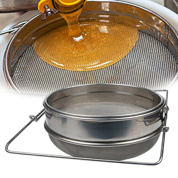 New Beekeeping Honey Bee Strainer Double Straining Yogurt Strainer Practical Flow Goods Tools For Beekeeper Supplies