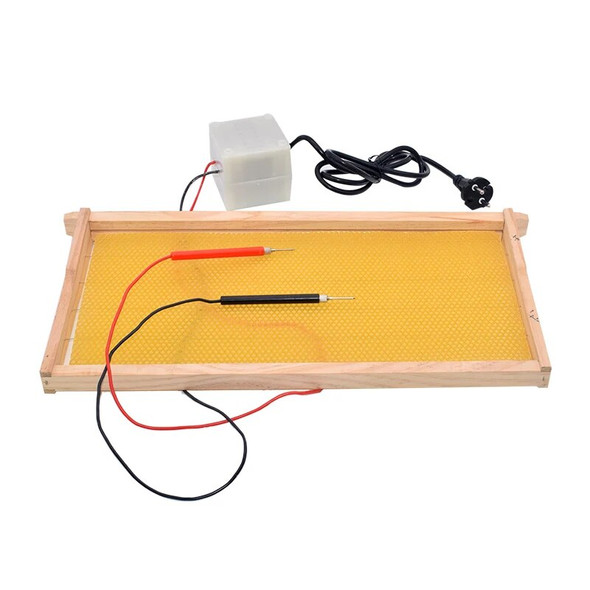 Beekeeping Electric Wax Embedder with Clips BeesWax Embedder Transformer Beehive Frame Embedder Equipment Beekeeper Supplies