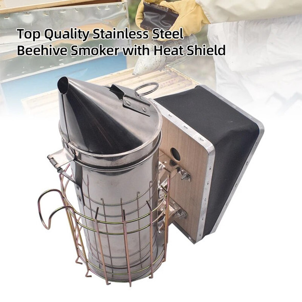 Beehive Smoker Stainless Steel Smoke Sprayer Bee Smoker Apiculture Beekeeper Supplies Bee Smoked Beekeeping Equipment Bees Tools