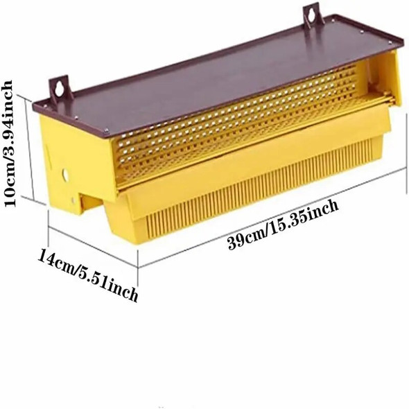 Beekeeping Plastic Pollen Trap Yellow With Removable Ventilated Pollen Tray Pollen Collector Supplies Tools