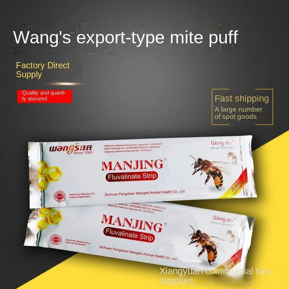 5Bag/100pcs Export type mite flutter hanging tablets, bee size mite beekeeping products manufacturers directly supply wholesale