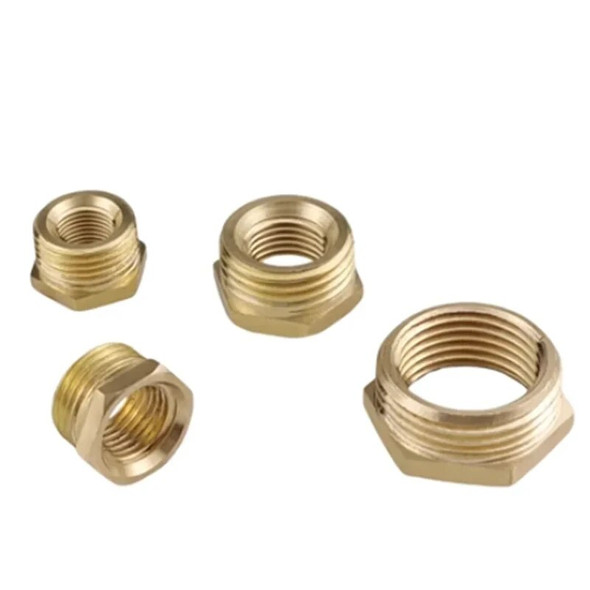 G3/4/1/1.2 Inch Brass Bushing Connector Inner And Outer Screw Reducing Pipe Joints Automatic Irrigation Equipment For Garden