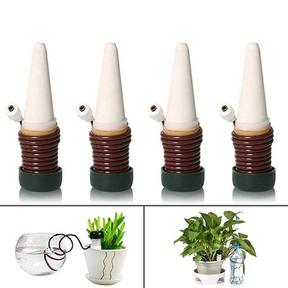 Watering Stakes,10 Pack Indoor Automatic Drip Watering System Irrigation Equipment Tool for Plant Waterer Ceramic Probes House