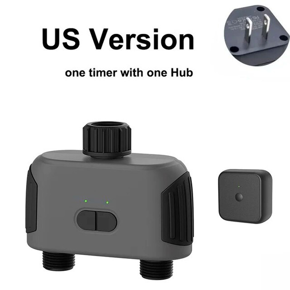 2 Outlet Smart Garden Watering Timer Wifi Automatic Drip Irrigation Controller Water Valve Garden Automatic Watering System