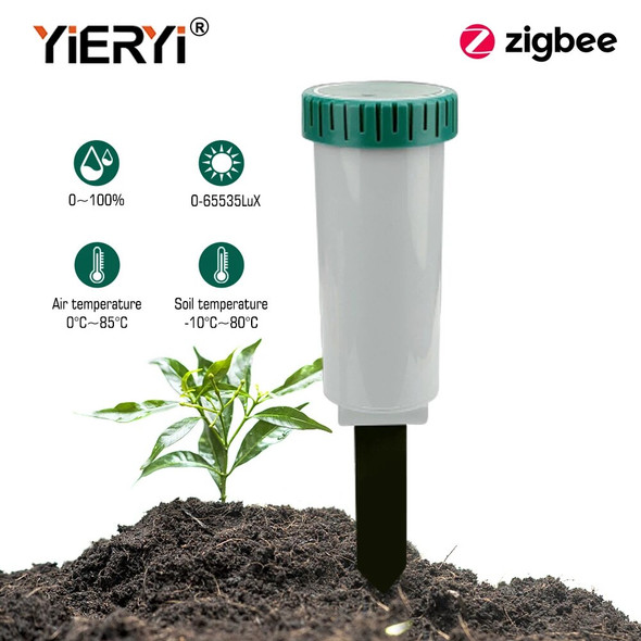 Tuya Smart Wifi Wireless Soil Temperature And Humidity Meter Soil Tester for Garden Lawn Water-Saving Agriculture Flowers