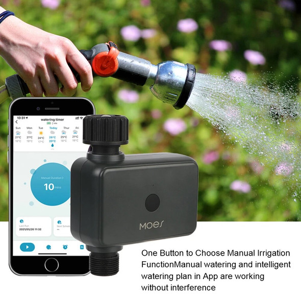 Electronic Automatic Watering Smart Alexa Bluetooth Watering Timer Garden Irrigation Controller Battery Operated for Garden Yard