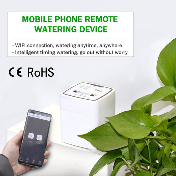 Smart Double Pump Flower Watering Device WIFI Automatic Drip Irrigation Timing Controller APP Remote Control Garden Water Timers