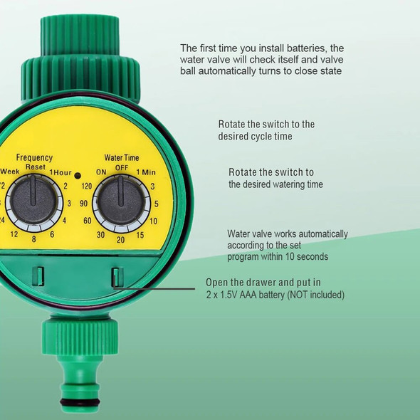 Electronic Watering Timer Garden Watering Irrigation Controller System Automatic Water Timer For Gardens Countyards Lawns