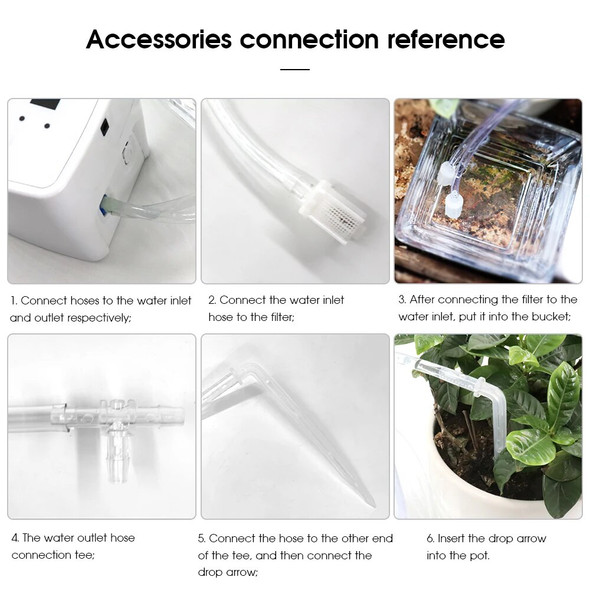 Smart Drip Irrigation System WIFI Phone Control Automatic Watering Device Set Greenhouse Garden Water Pump Timer Drip Watering