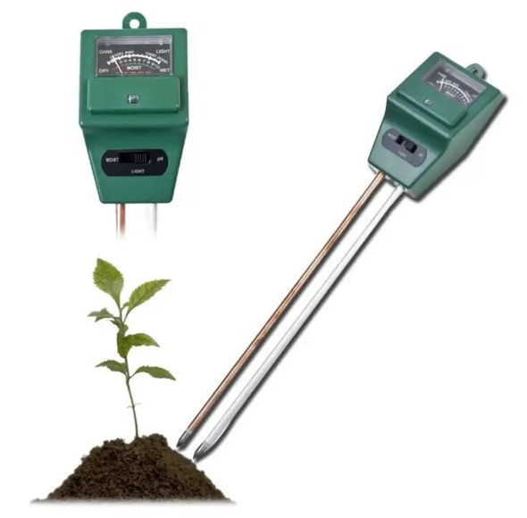 3 in 1 PH Tester Soil Detector Water Moisture humidity Light Test Meter Sensor for Garden Plant Flower SN1370