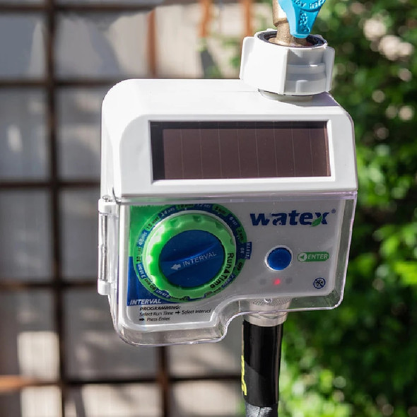 Solar Powered Automatic Watering Device Waterproof Watering Timer Atomization Micro Spray Drip Irrigation System Controller