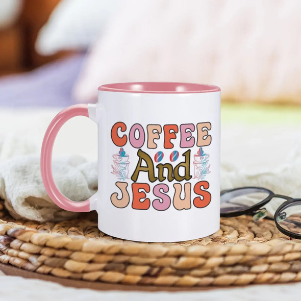 Coffee Mugs Christian Gifts Coffee Milk Mug 11 oz Ceramics Cup Coffeeware Mug Home Decal Tableware Drinkware Tea Cup Teaware