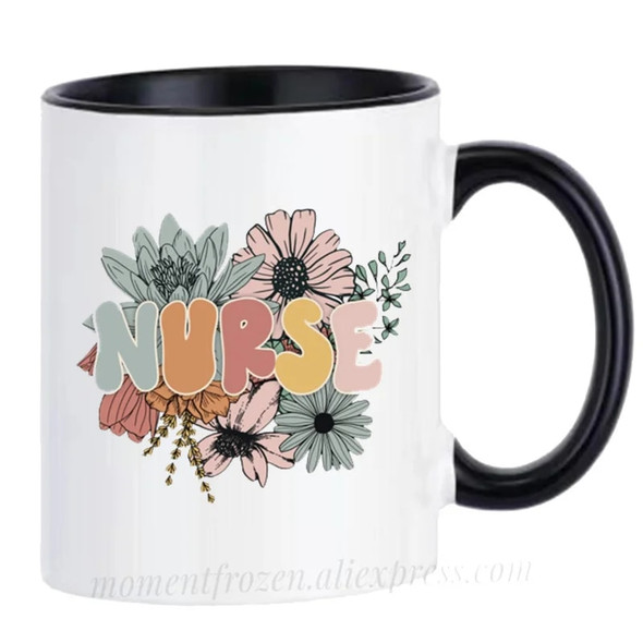 Nurse Mugs Creative Hospital Coffee Cups Drinks Dessert Breakfast Milk Cup Ceramic Tableware Tea Teaware Coffeeware Drinkware