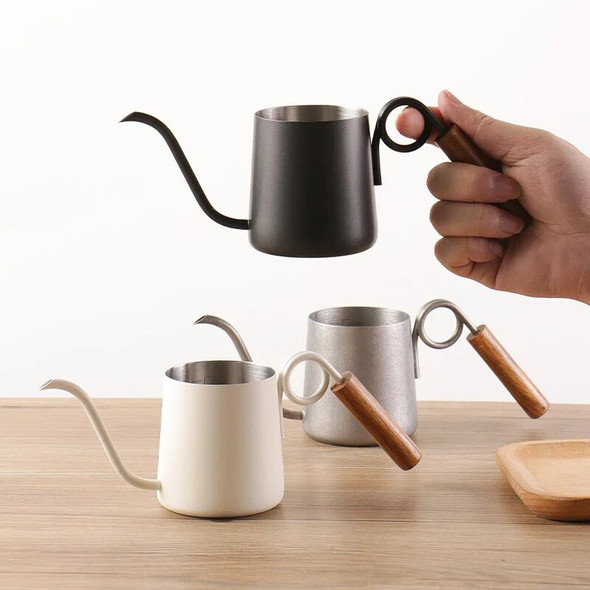 Kettle Coffee Bar Accessories Barista Tools Coffeeware Teaware Stainless Steel Kettle Gooseneck Teapot Coffee Goose Beak Pot Jug