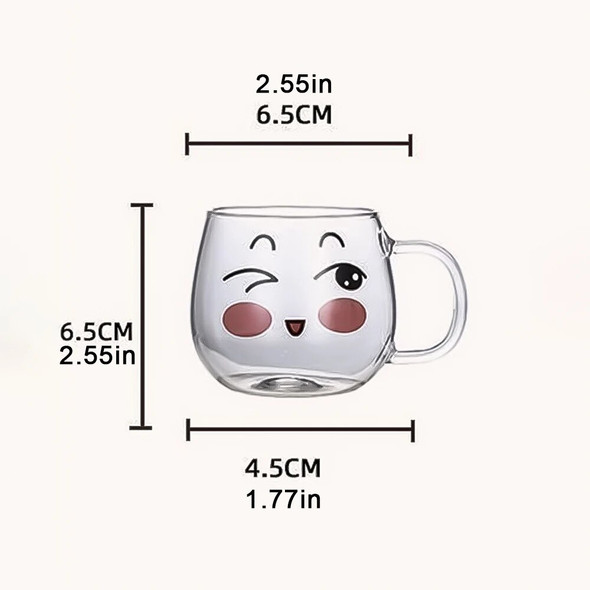 200ml Glass Mug Heat Resistant Tea Milk Lemon Juice Coffee Water Cup Beer Espresso Coffee Whiskey Cup Drinkware Home Supply