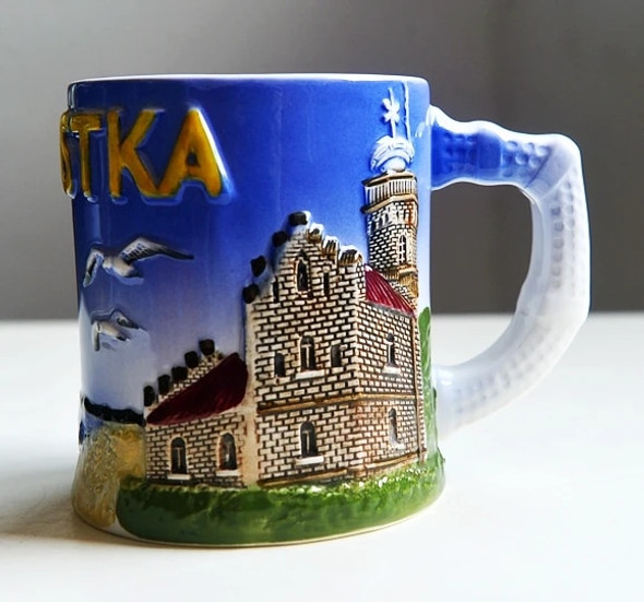 Hand-painted Uslanka, Poland Ceramic Water Cups Milk Cups World Travel Souvenirs Mugs Home Office Drinkware Creative Gift