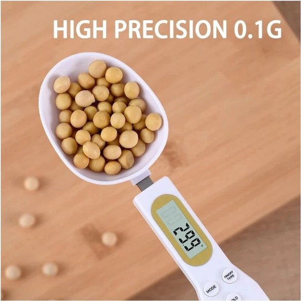 Mini Spoon Scale Digital Kitchen Scale Electronic LCD Food Scale 0.1-500g Cooking Flour Milk Coffee Powder Weight Measure Spoon