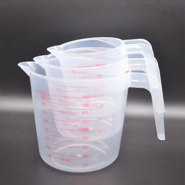 Plastic Measuring Cup Jug Pour Spout Surface Kitchen Tool Supplies Quality Cup With Graduated Quality Kitchen