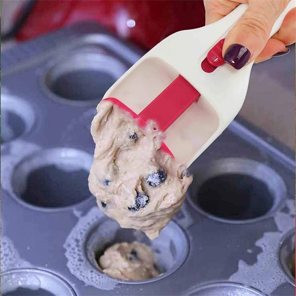 Cake Batter Dispenser Spoon Flour Paste Dispenser Spoon DIY Cupcake Spoon Batter Dispenser Baking Tools Kitchen Accessories