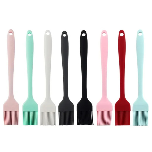 1PC Silicone Barbeque Brush Cooking BBQ Heat Resistant Oil Brushes Kitchen Supplies Bar Cake Baking Tools Utensil Supplies