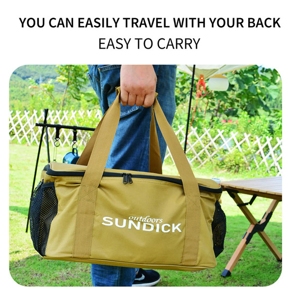 600D Oxford Cloth Picnic Bag Large Capacity Waterproof Outdoor Camping BBQ Picnic Cookware Holder Bag Travel Storage Pouch Bag 600D Oxford Cloth Picnic Bag Large Capacity Waterproof Outdoor Camping BBQ Picnic Cookware Holder Bag Travel Storage Pouch Bag