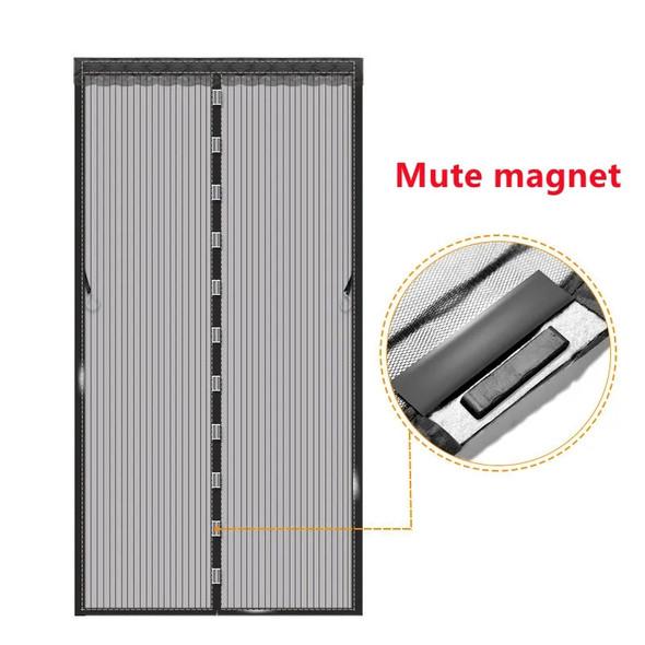 New Magnetic Mosquito Net Summer Anti Bug Fly Door Curtains Mesh Automatic Closing Door Screen Living Room Bedroom Curtain