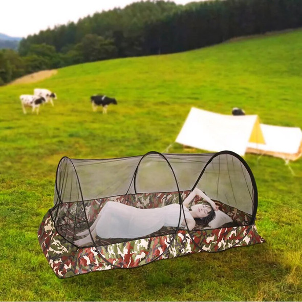 Camo bottom camping single person mosquito net, fully enclosed portable travel encrypted mosquito net,Portable mosquito nets Camo bottom camping single person mosquito net, fully enclosed portable travel encrypted mosquito net,Portable mosquito nets