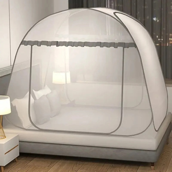 Simple Yurt Mosquito Net Portable Camping Tent Single Double Bed Canopy For Adult Foldable Bunk Mesh Net Breathable Mosquito Net Simple Yurt Mosquito Net Portable Camping Tent Single Double Bed Canopy For Adult Foldable Bunk Mesh Net Breathable Mosquito Net