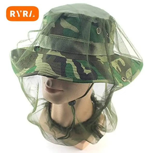Fishing Cap Insect Proof Mosquito Proof Cap Sunscreen Veil Anti Bee Cap Breathable Sunshade Mask Outdoor Travel Sunshade Mask