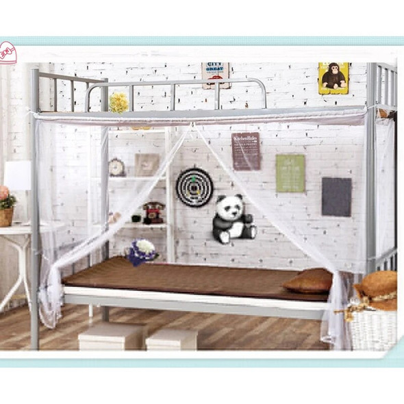 White Four Corner Post Bed Canopy Outdoor Camping Mosquito Net Storage Bag Insect Tent Protection Bedroom Size Netting